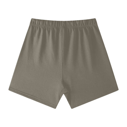 BEESMOOVE HIVEBREAKER Sun Lords Edition Heavyweight Earth Tone Loose Fit FOG 100% Cotton Shorts - Beesmoove 