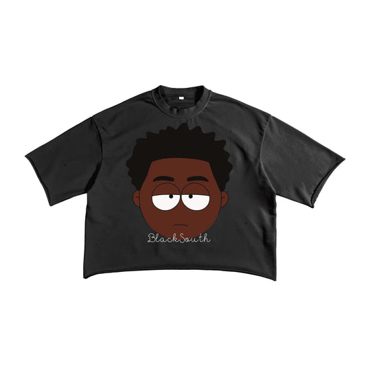 BEESMOOVE BlackSouth Terrell Raw Edge T-shirt - Beesmoove 