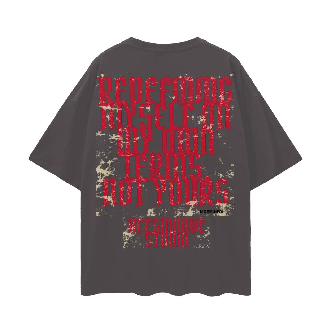Beesmoove God Shaped Me Drop Shoulder Tee - Beesmoove 