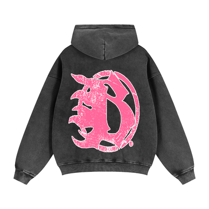 BEESMOOVE B-Squadron: Pink Ops Elite Edition Boxy Fleece Hoodie - Beesmoove 