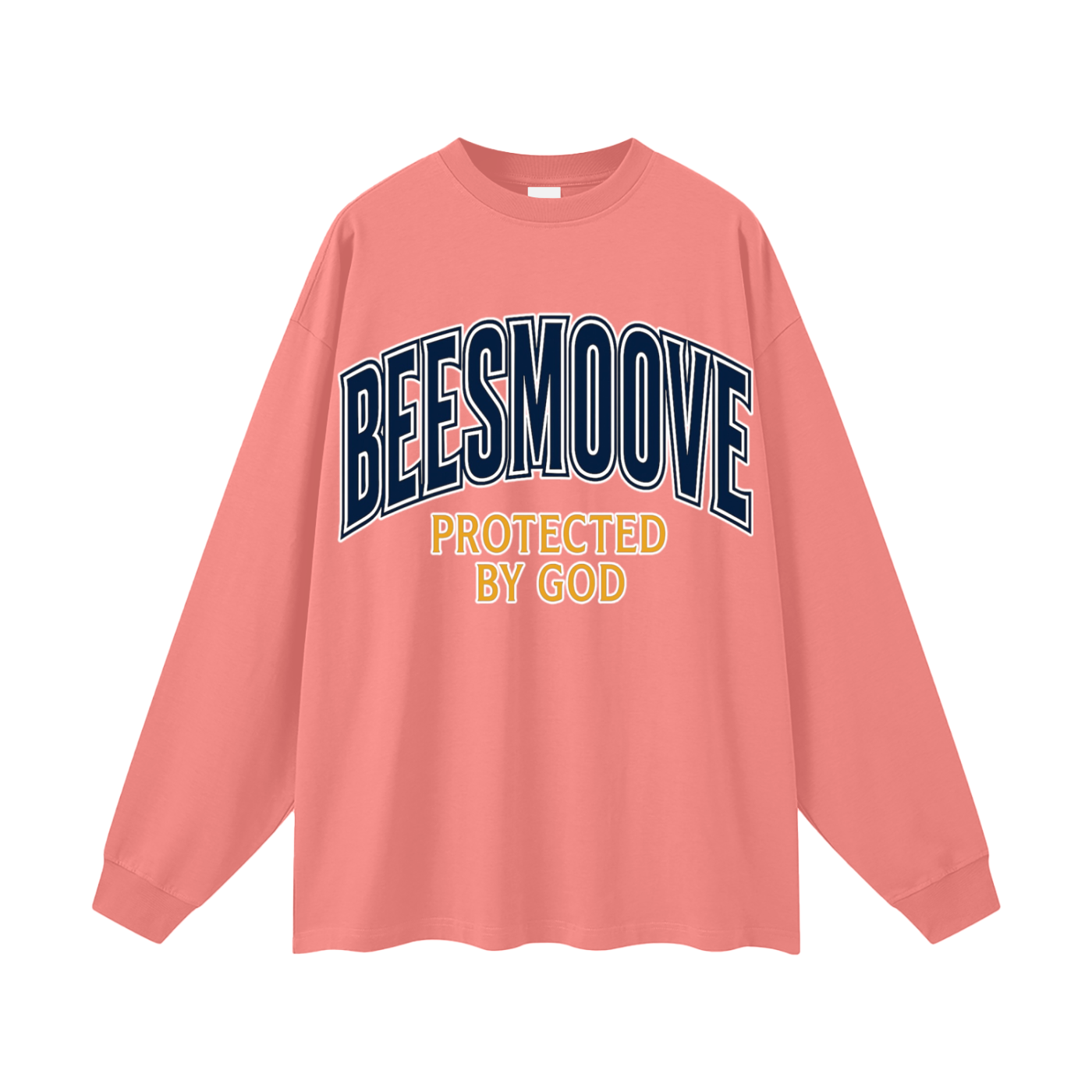 BEESMOOVE Protected by God Oversized Long Sleeve T-Shirt