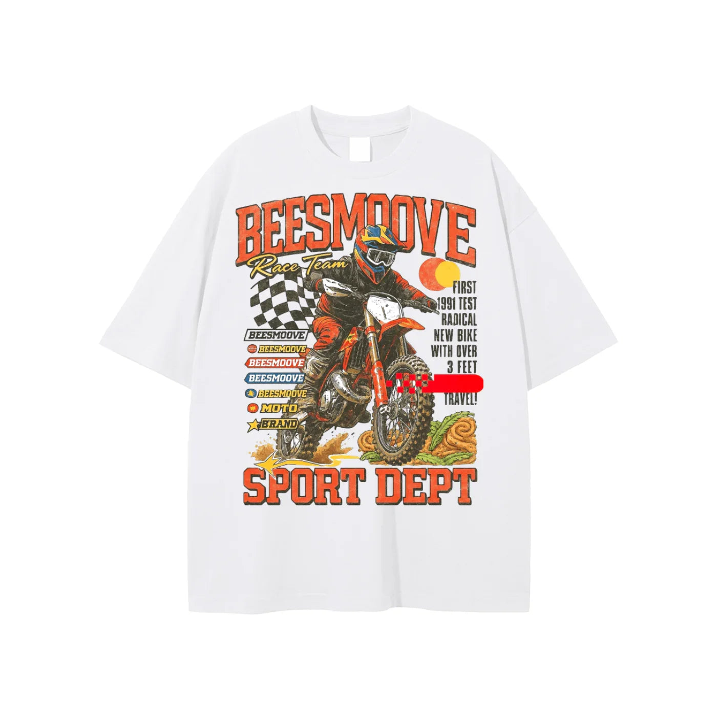 BEESMOOVE: Throttle Legends ’91 T-shirt - Beesmoove 