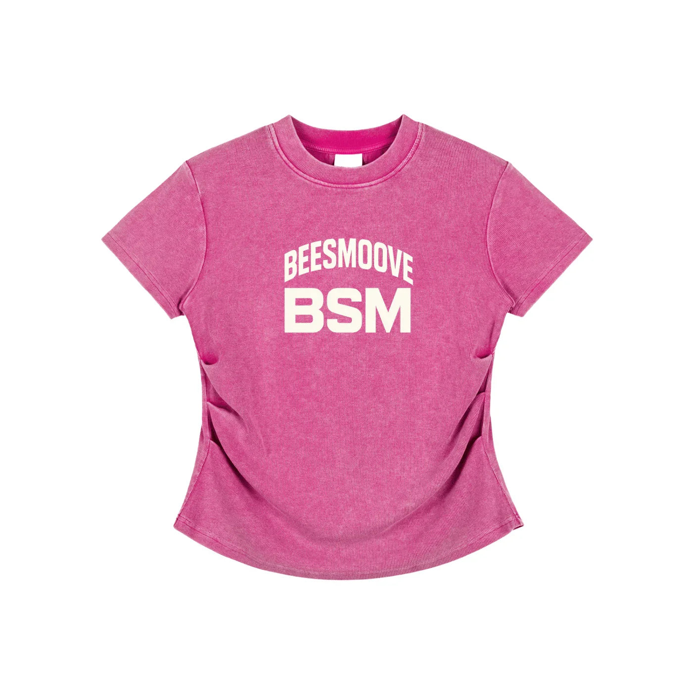 BEESMOOVE Boss Status Mentality Vintaged-Wash Bodycon Cotton Tee - Beesmoove 