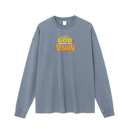 BEESMOOVE God wrote the vision Long Sleeve T-shirt - Beesmoove 