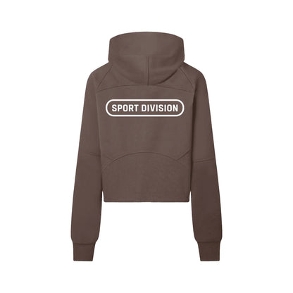 BEESMOOVE BSM Cropped Half-Zip Hoodie - Beesmoove 