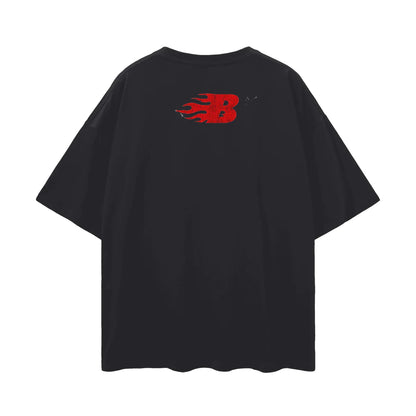 BEESMOOVE Heavy Steppin’ Chronicles Deep Drop Shoulder Tee - Beesmoove 