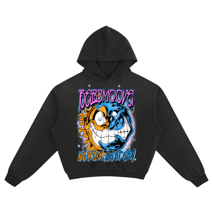 Beesmoove No Risk NO Story Sunfade Boxy Hoodie - Beesmoove 