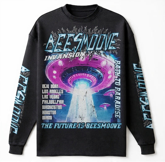 BEESMOOVE INVASION The Future is Now Long Sleeve Tee