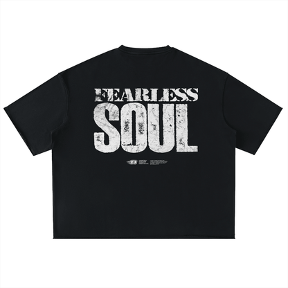 BEESMOOVE Fearless Vision Oversized Washed Half Sleeve T-Shirt - Beesmoove 