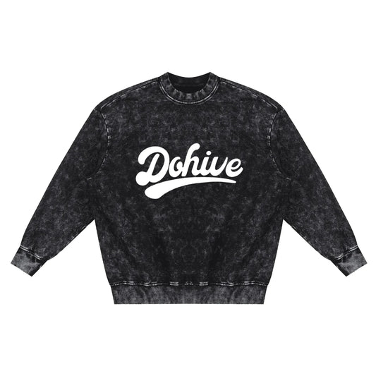 BEESMOOVE DOHIVE Washed Hand-Frayed Sweatshirt - Beesmoove 