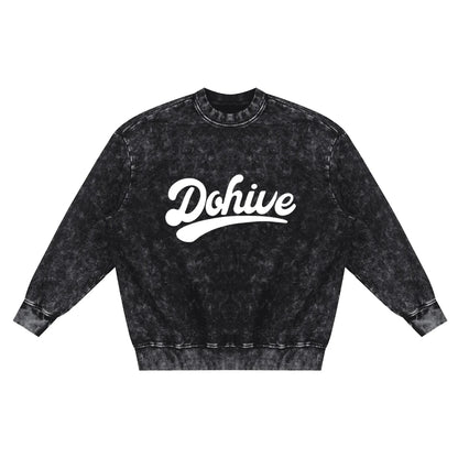 BEESMOOVE DOHIVE Washed Hand-Frayed Sweatshirt - Beesmoove 