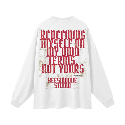 Beesmoove God Shaped Me Long Sleeve Tee - Beesmoove 