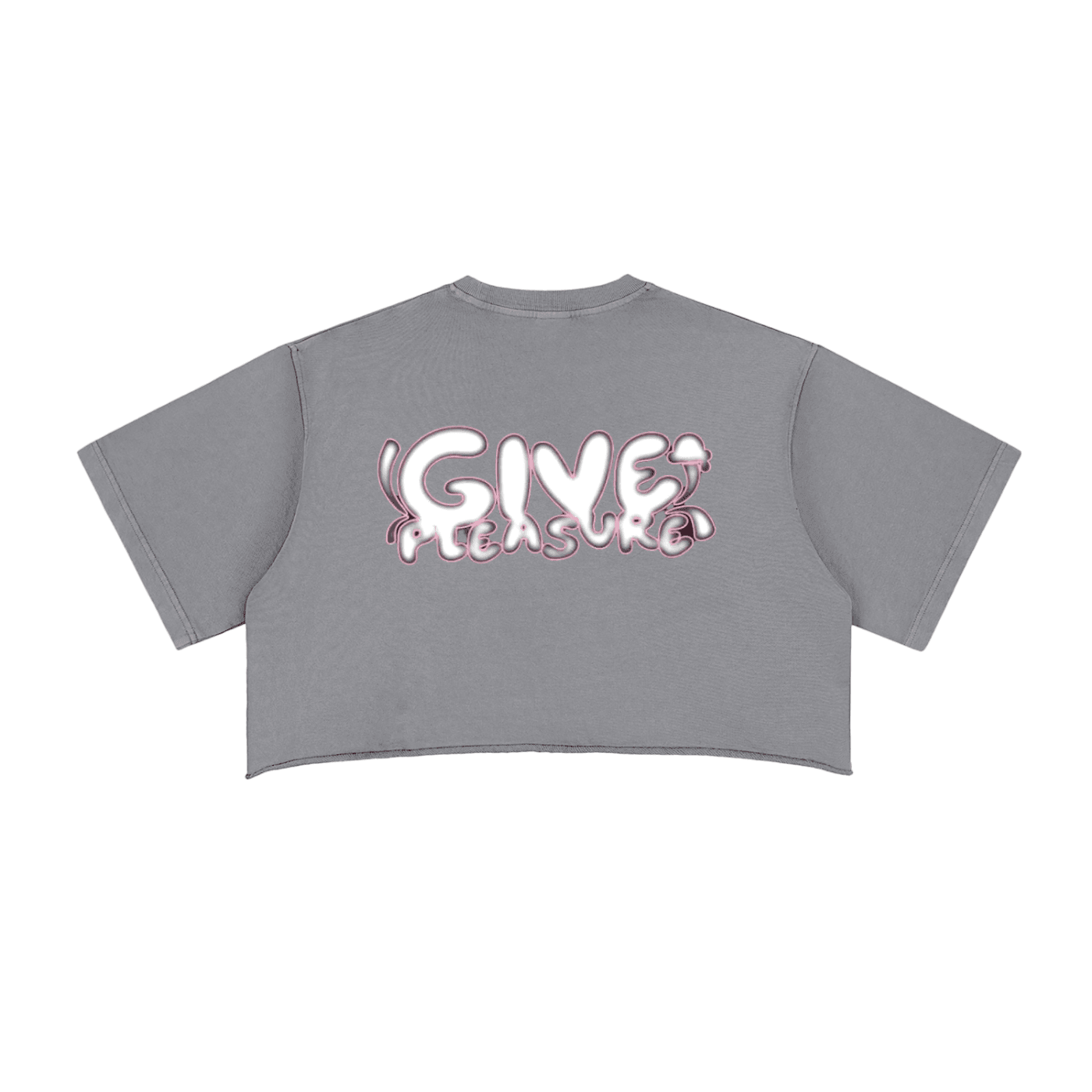BEESMOOVE Pleasure Trip Washed Raw Edge Crop Top - Beesmoove 