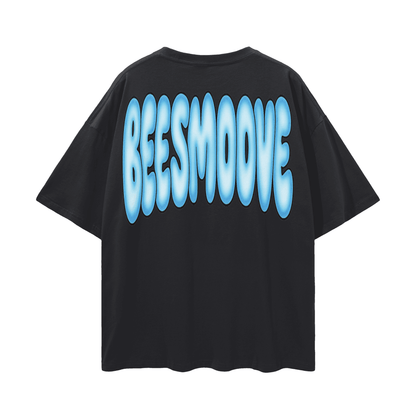 BEESMOOVE Sky Drip Loose Drop Shoulder T-Shirt - Beesmoove 