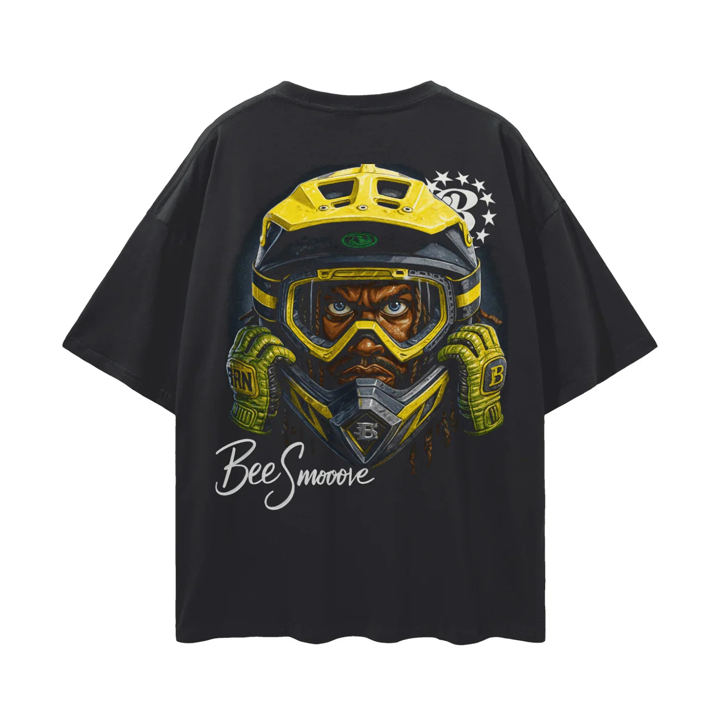 BEESMOOVE Victory Vision Oversize Deep Drop Shoulder Tee - Beesmoove 