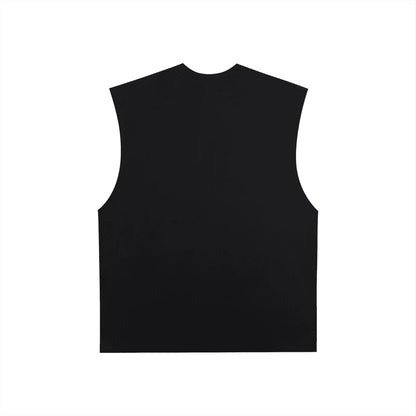 BEESMOOVE DOHIVE Raw Edge Cotton Tank Top - Beesmoove 