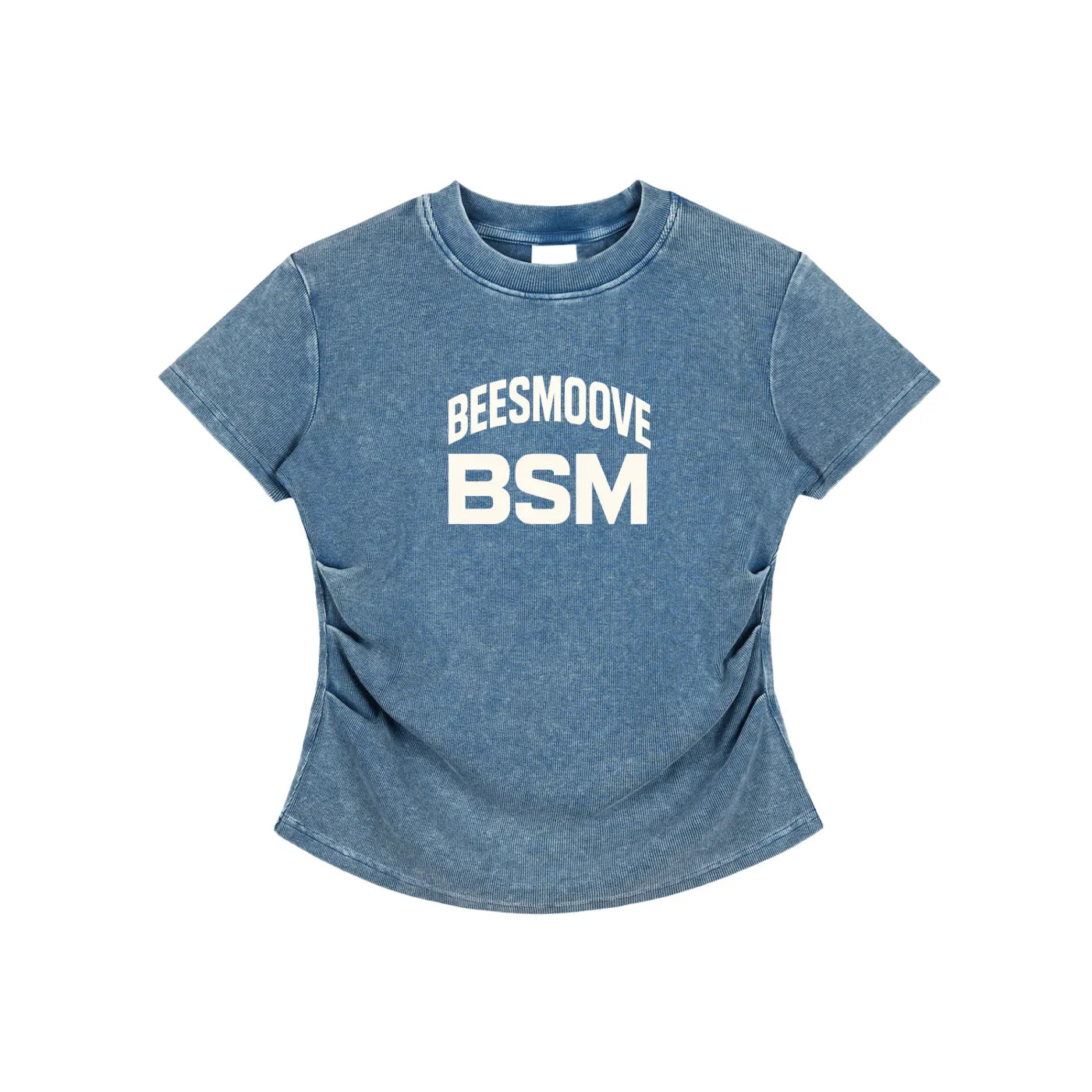 BEESMOOVE Boss Status Mentality Vintaged-Wash Bodycon Cotton Tee - Beesmoove 
