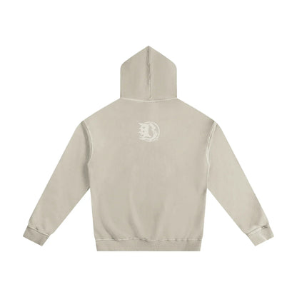 BEESMOOVE Tribal Mark Tee Enzyme Washed Hoodie - Beesmoove 
