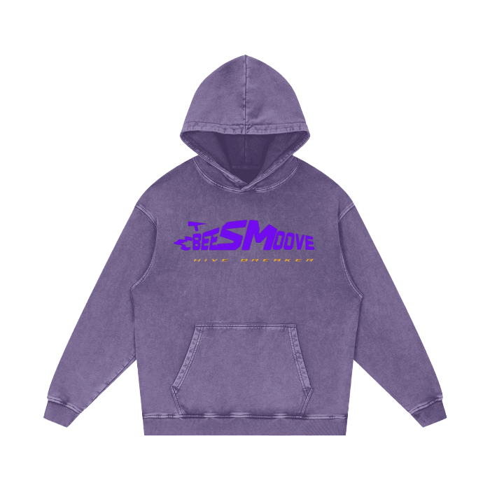 Beesmoove Hivebreaker Speed Purple Oversize Hoodie - Beesmoove 