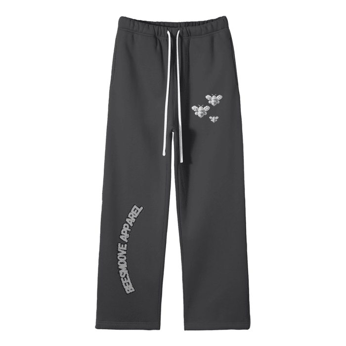 Beesmoove Cloud Loyalty Smoke Straight Leg Pants - Beesmoove 