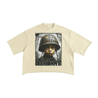 BEESMOOVE Next Gen Soldier Raw Edge T-shirt - Beesmoove 