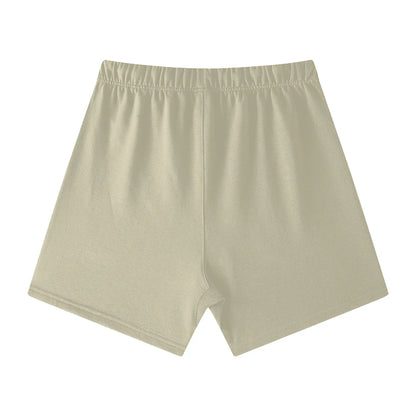 BEESMOOVE HIVEBREAKER Sun Lords Edition Heavyweight Earth Tone Loose Fit FOG 100% Cotton Shorts - Beesmoove 