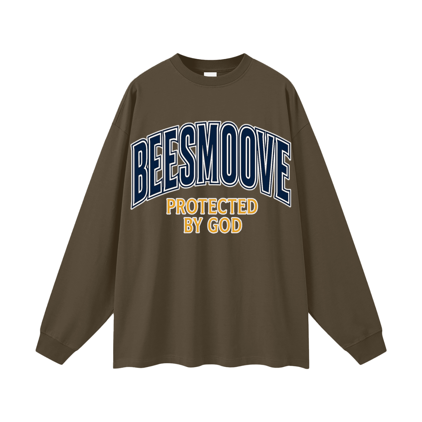 BEESMOOVE Protected by God Oversized Long Sleeve T-Shirt