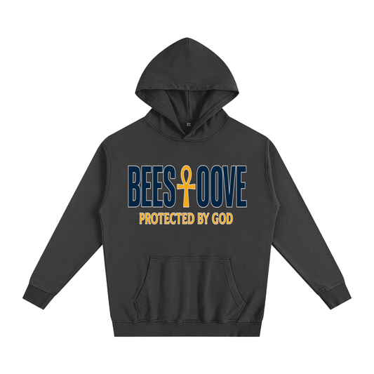 BEESMOOVE God’s Seal Protected By God Oversized Hoodie