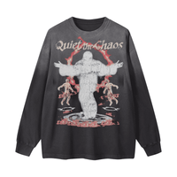 BEESMOOVE BEESMOOVE Resurrection Washed Long Sleeve T-Shirt - Beesmoove 