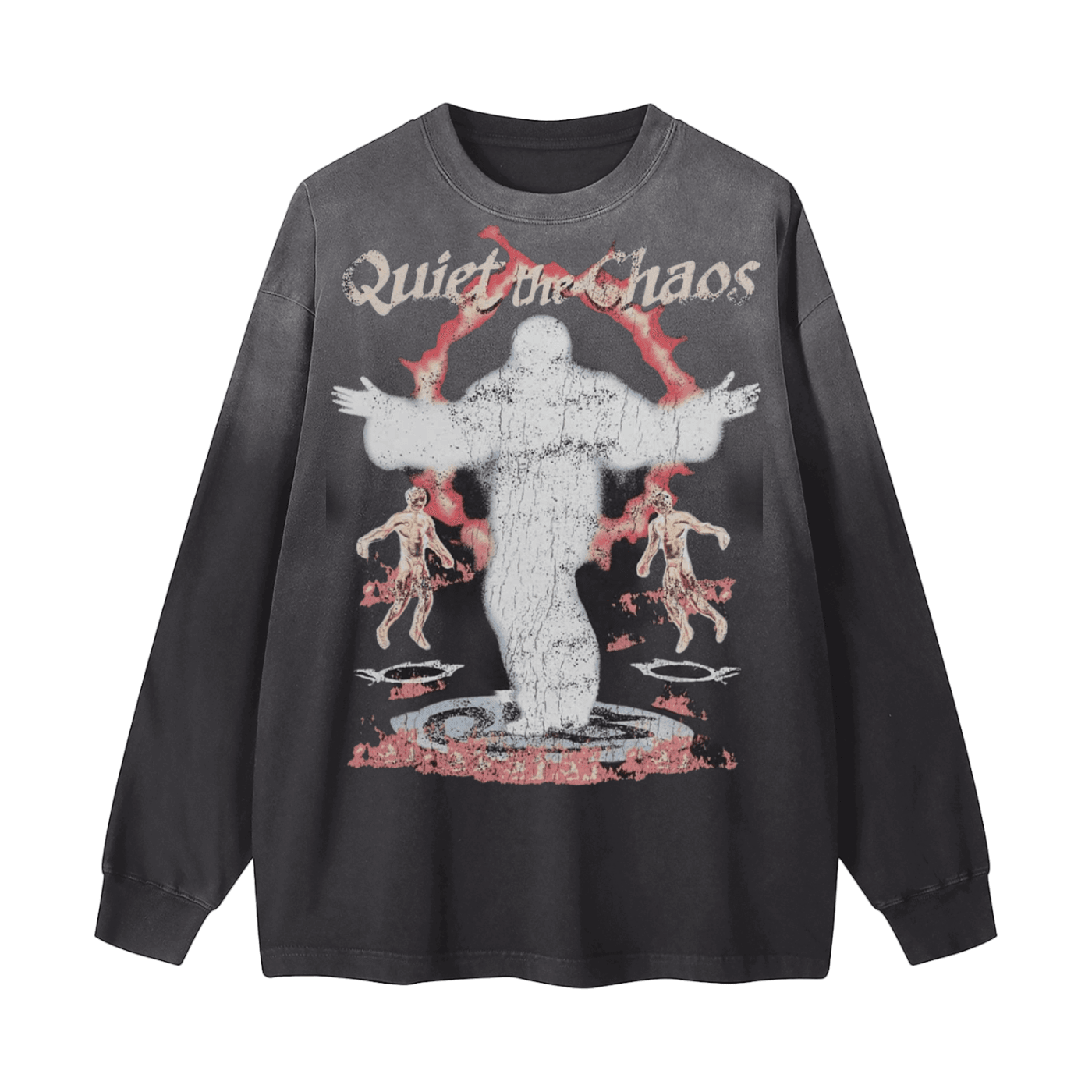 BEESMOOVE BEESMOOVE Resurrection Washed Long Sleeve T-Shirt - Beesmoove 