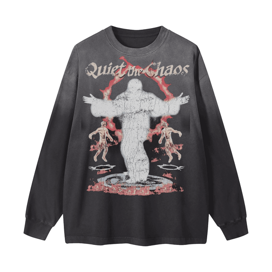 BEESMOOVE BEESMOOVE Resurrection Washed Long Sleeve T-Shirt - Beesmoove 