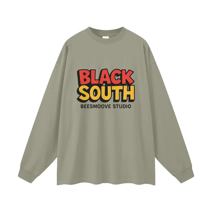 BEESMOOVE BlackSouth Collective Cotton Long Sleeve Tee - Beesmoove 