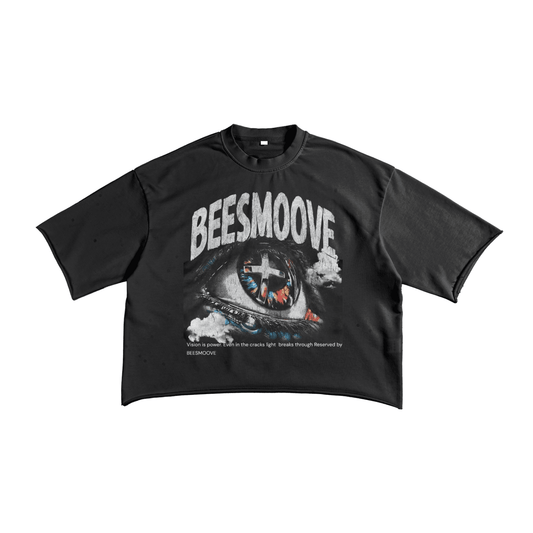 BEESMOOVE Eye of Truth Raw Edge T-shirt - Beesmoove 
