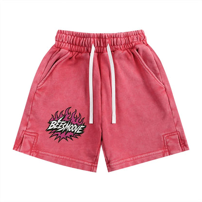 BEESMOOVE Heated Motion Washed Kids' Shorts - Beesmoove 