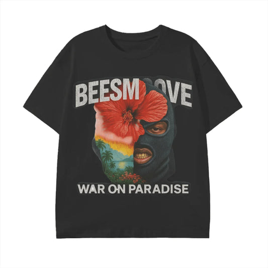 BEESMOOVE Paradise Ain’t Safe T-Shirt - Beesmoove 