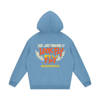 BEESMOOVE God wrote the vision Fleece Hoodie - Beesmoove 