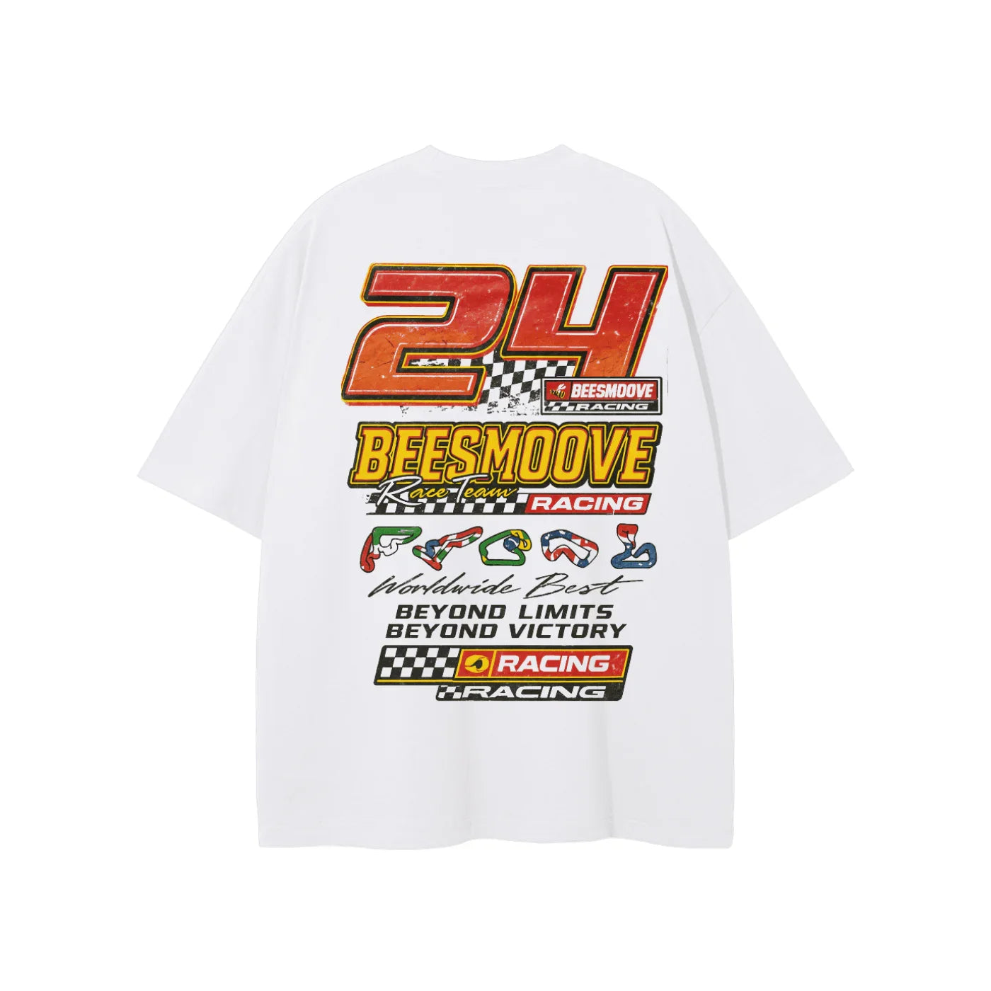 BEESMOOVE: Throttle Legends ’91 T-shirt - Beesmoove 
