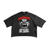 BEESMOOVE Glory or Nothing Terry Raw Edge T-shirt - Beesmoove 