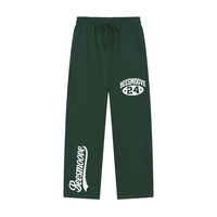 BEESMOOVE Heritage Mark white Straight-Leg Sweatpants - Beesmoove 