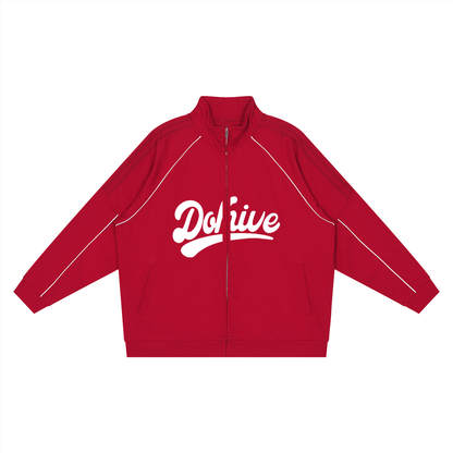 BEESMOOVE DOHIVE Reflection Striped Raglan Sleeve  Jacket