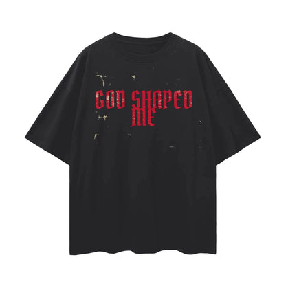 Beesmoove God Shaped Me Drop Shoulder Tee - Beesmoove 