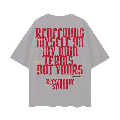 Beesmoove God Shaped Me Drop Shoulder Tee - Beesmoove 
