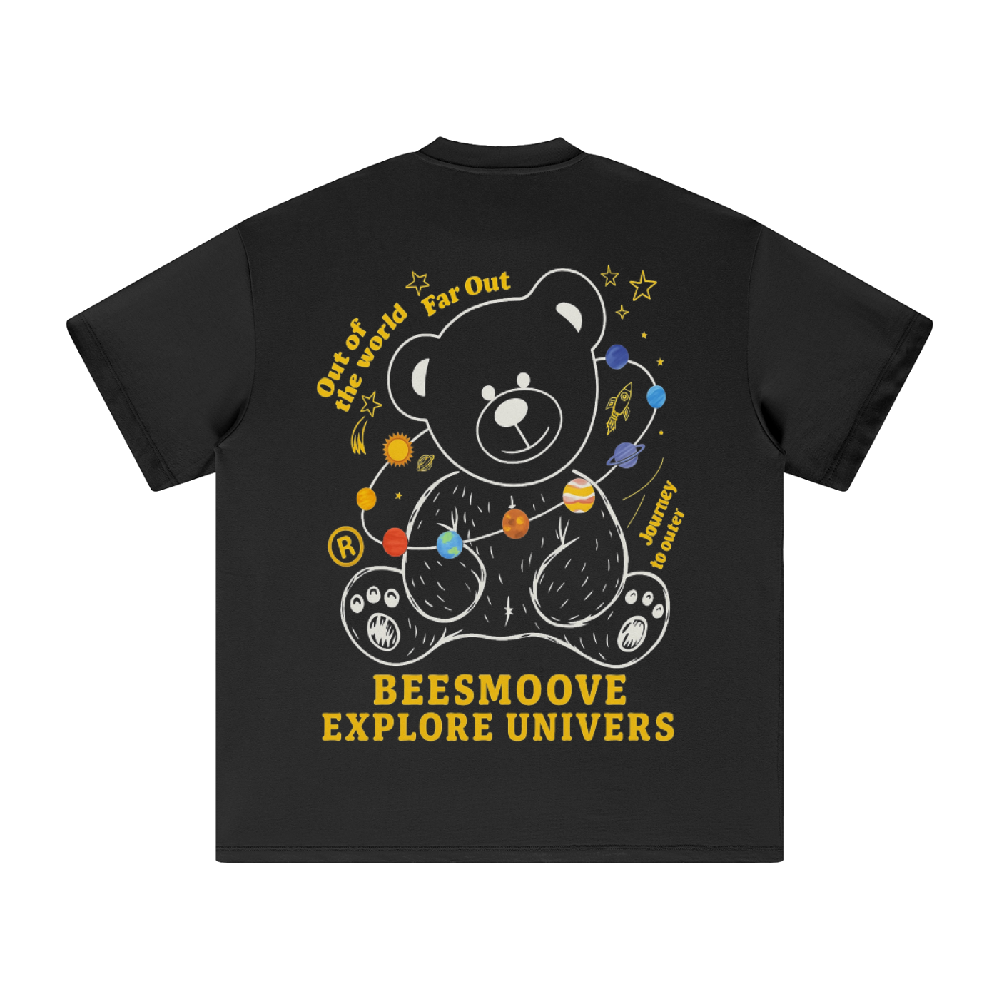 BEESMOOVE Hive Heritage Heavyweight Earth Tone T-Shirt