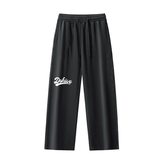 BEESMOOVE DOHIVE Raw-Seam Enzyme Washed Sweatpants - Beesmoove 