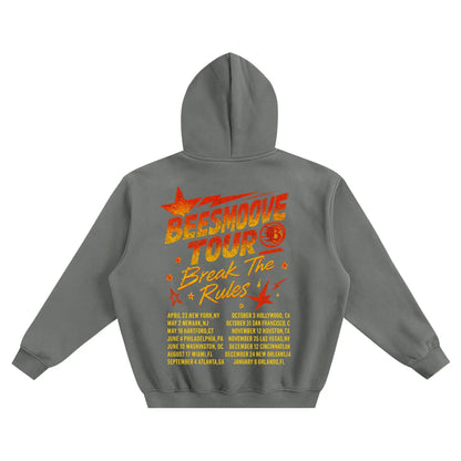 BEESMOOVE High Frequency Tour Boxy Hoodie - Beesmoove 