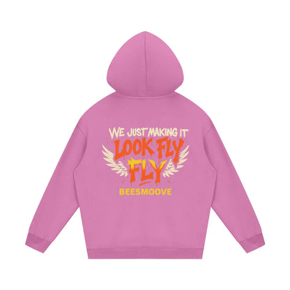 BEESMOOVE God wrote the vision Fleece Hoodie - Beesmoove 