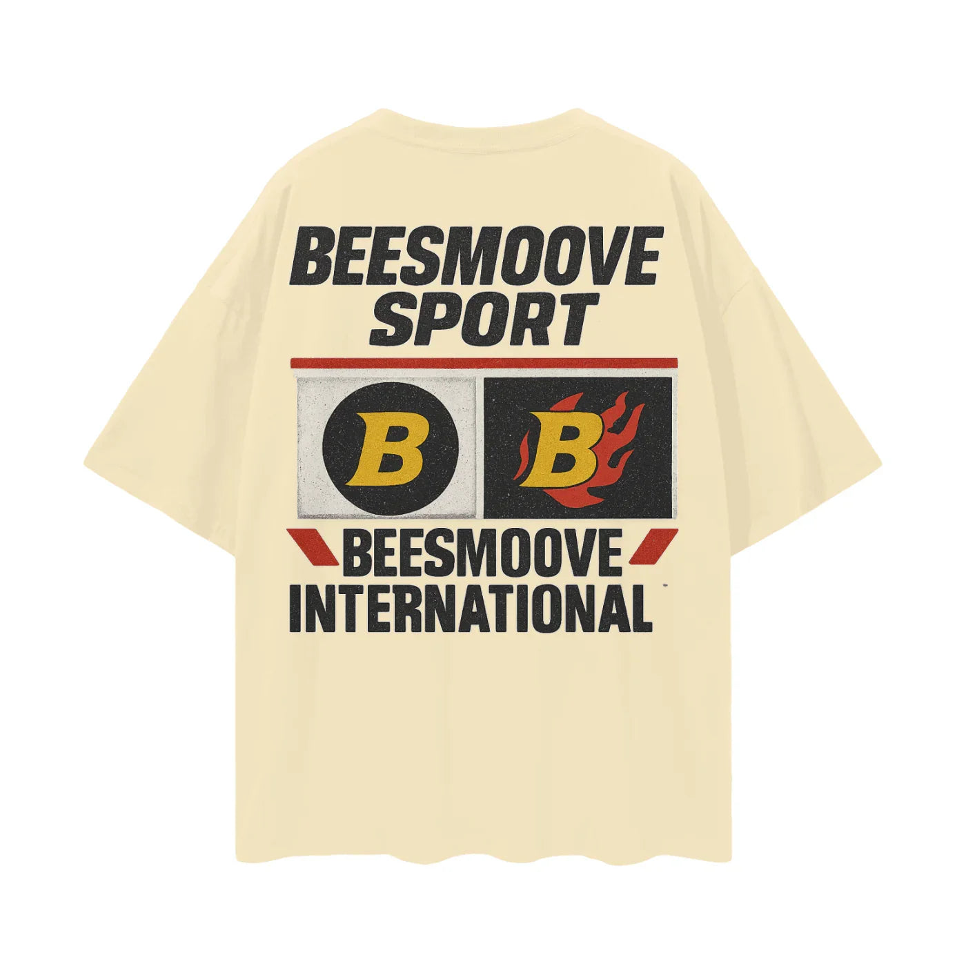 BEESMOOVE Skull Commando Sport Drop Shoulder Tee - Beesmoove 