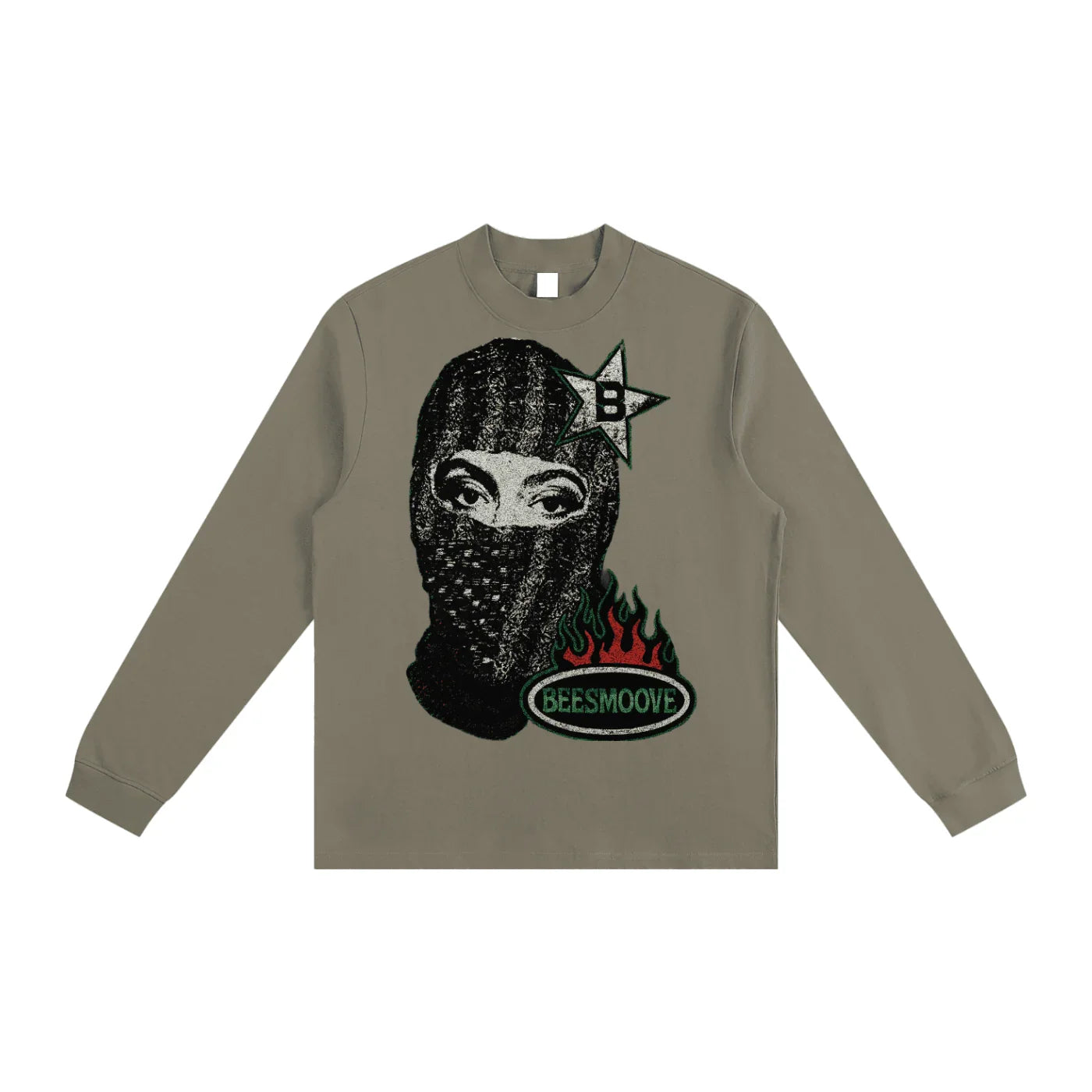 Essential Non-Shrink Mock Neck Sweatshirt - Beesmoove 