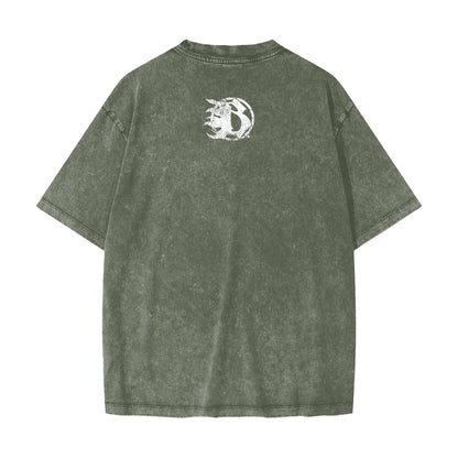 BEESMOOVE Heated Motion Heavyweight Snow Washed T-Shirt - Beesmoove 