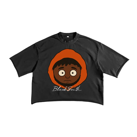 BEESMOOVE BlackSouth Corey Terry Raw Edge T-shirt - Beesmoove 